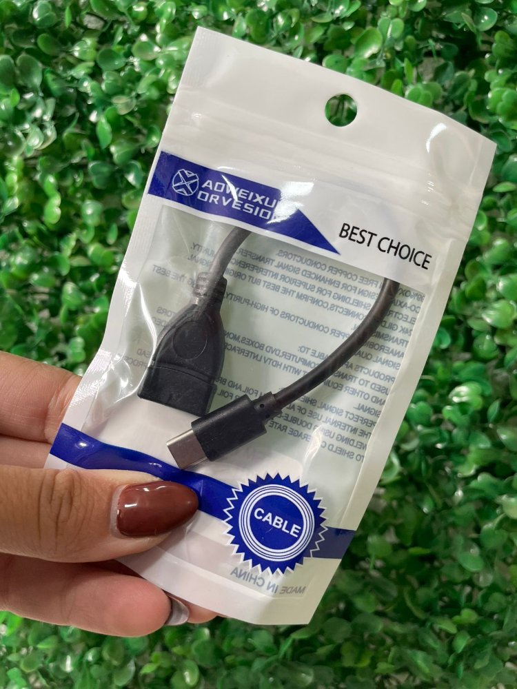 ADAPTADOR OTG USB HEMBRA A TIPO C MACHO