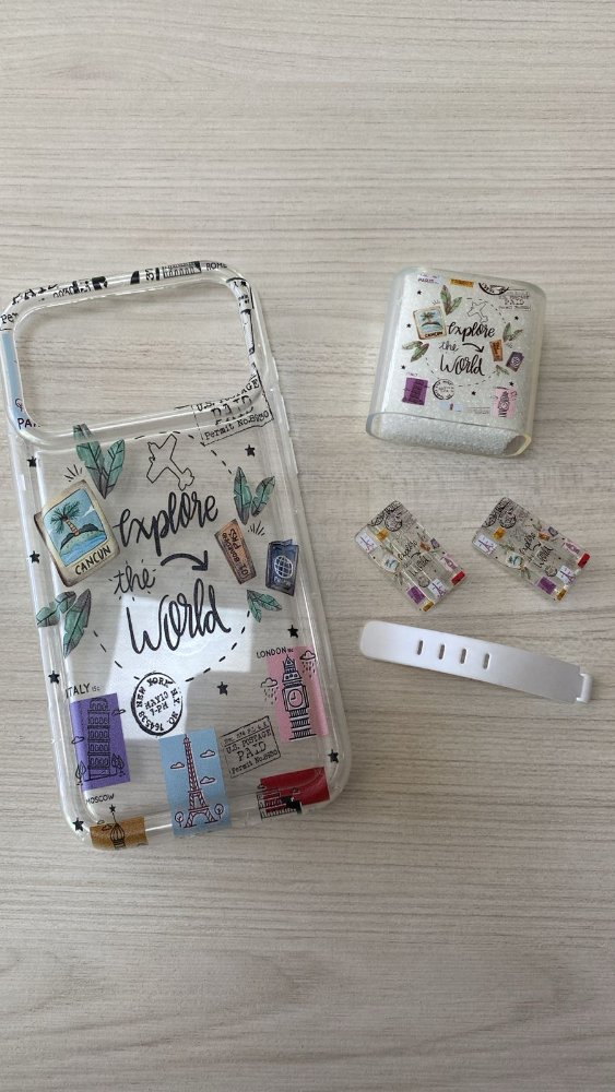 FUNDA PROTECTORA PARA CELULAR Y CARGADOR
