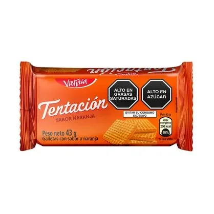Galleta Tentación Naranja 43g