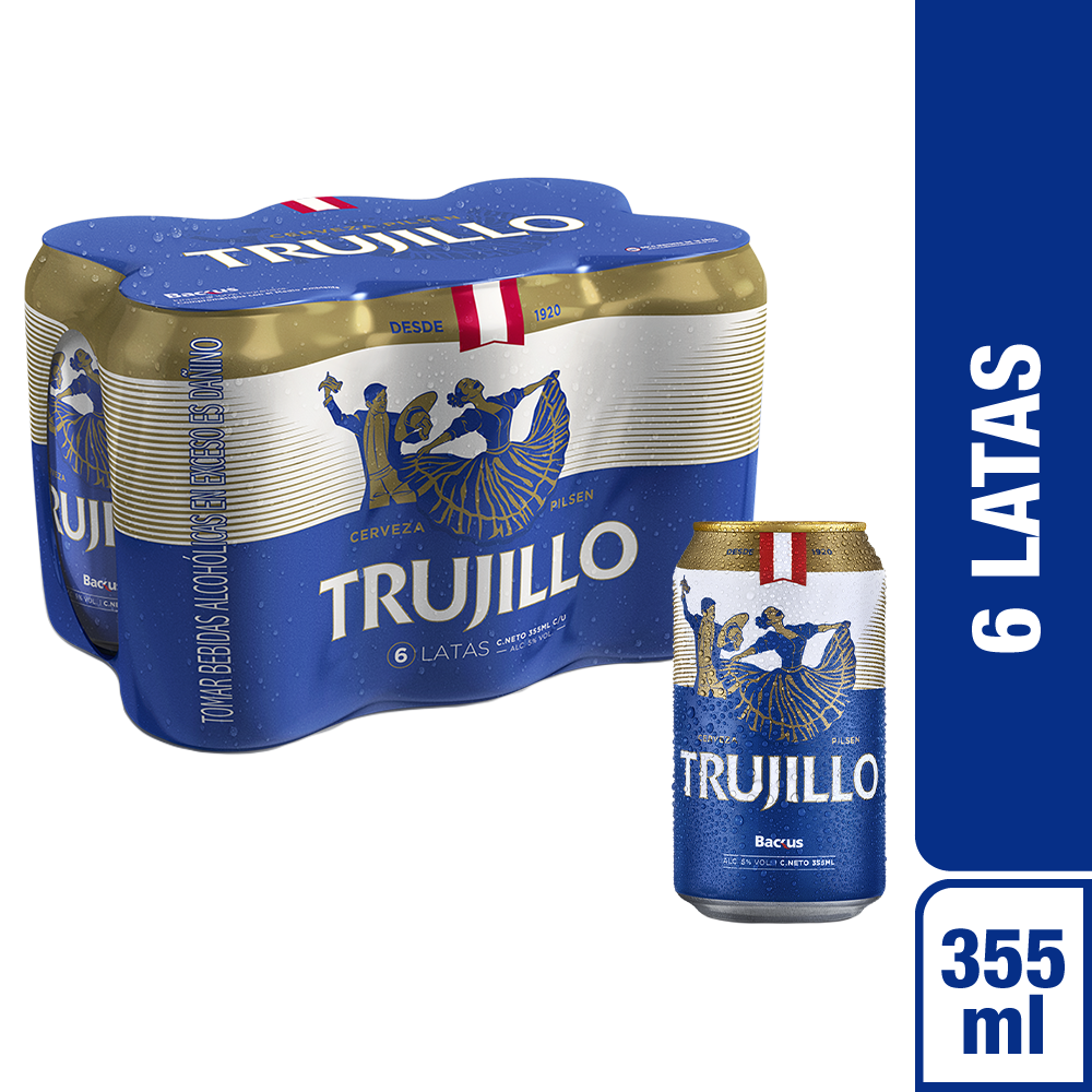 Cerveza Pilsen Trujillo Lata 355ml