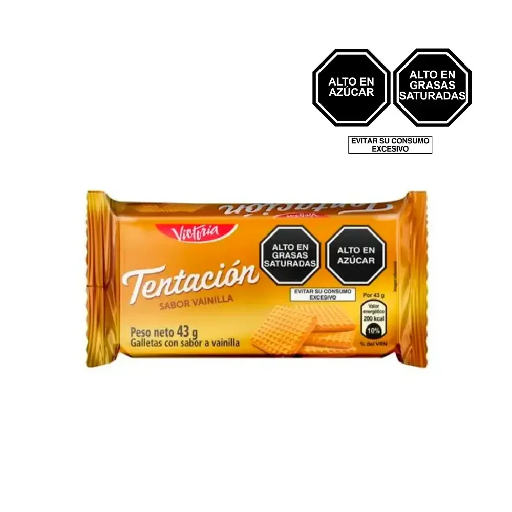 Galleta Tentación vainilla 43g