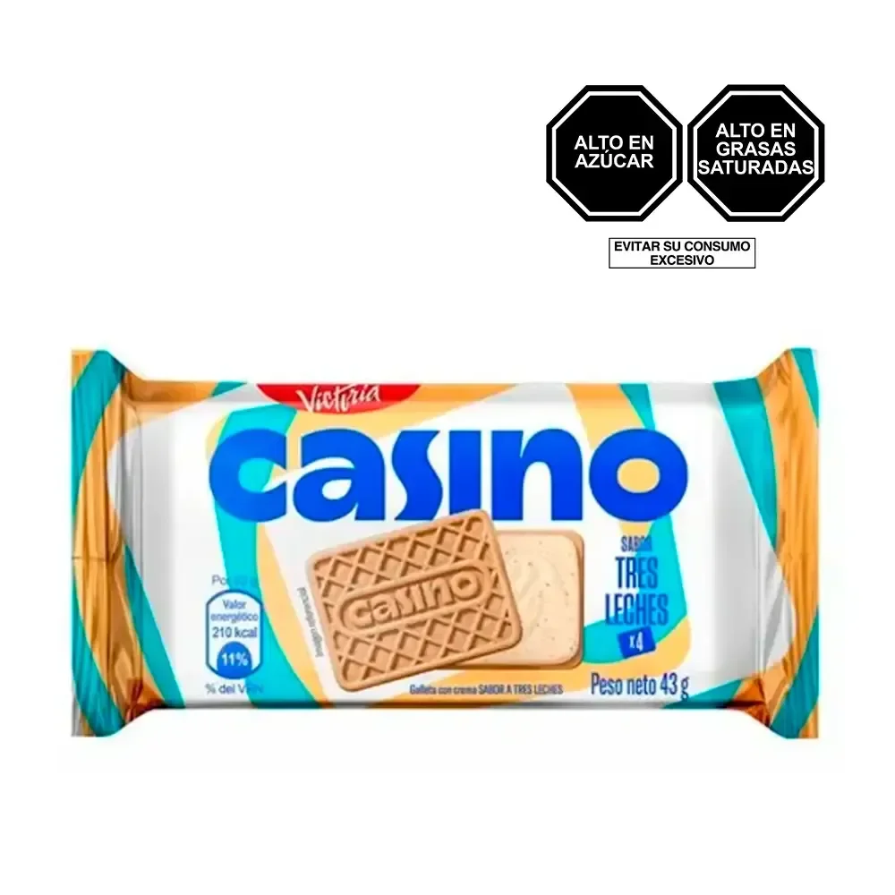 Galletas Casino Tres Leches 43g
