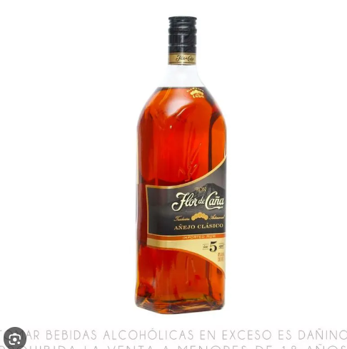 Flor de Caña 5 años Litro