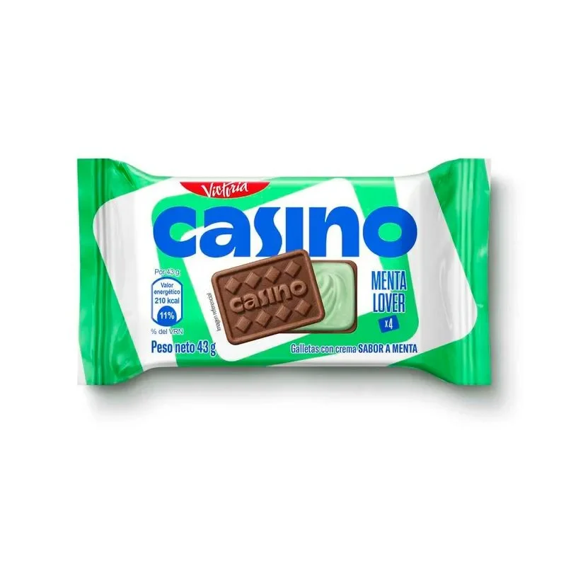 Galletas Casino Menta Lover 43g