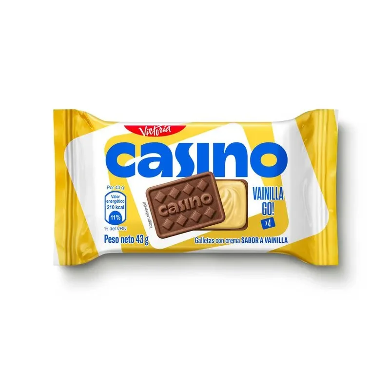 Galletas Casino Vainilla Go 43g