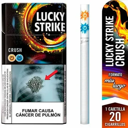 Lucky Strike Crush Naranja