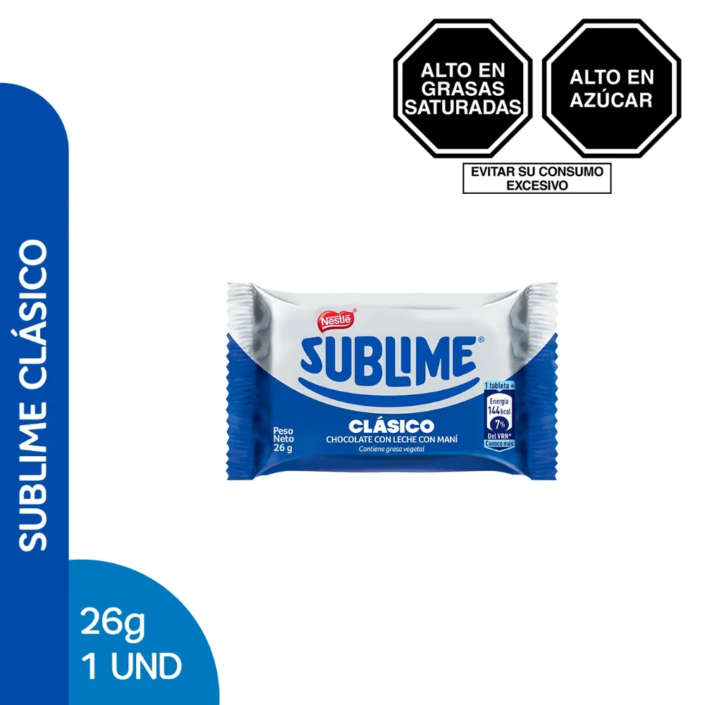 Chocolate Sublime Clásico 26g