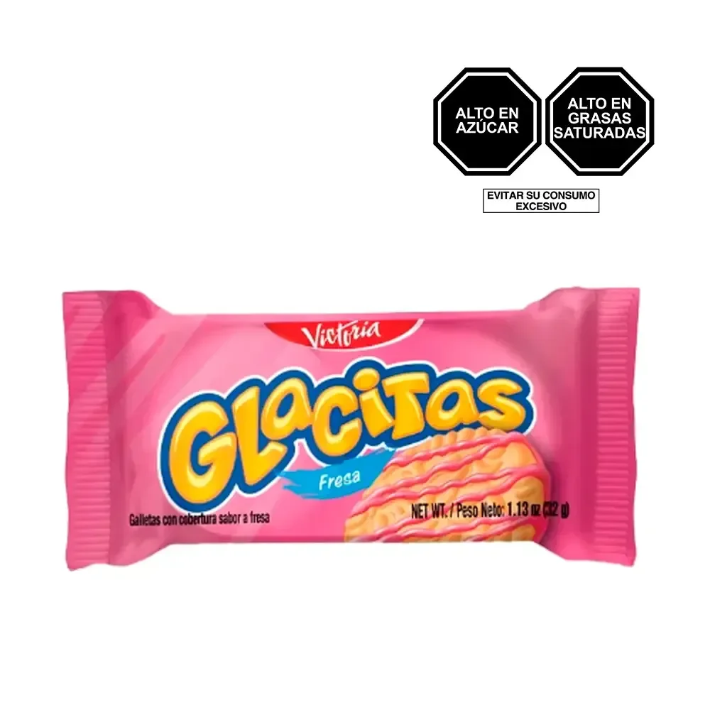 Galletas Glacitas Fresa 30g