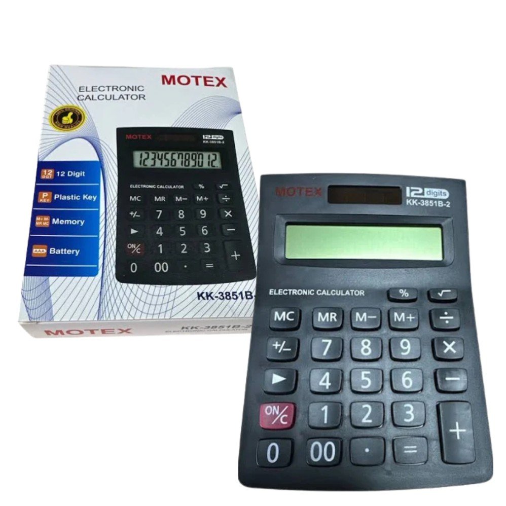 Calculadora Motex 12 Digitos 3851