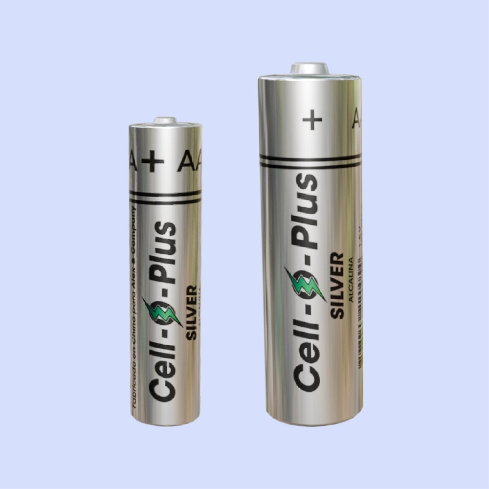 Pila Doble AA Cell-Plus