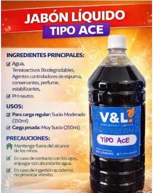 Jabon Eco Tipo ACE x litro