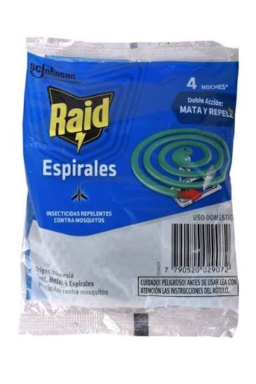 Espiral Raid sobres x 4u
