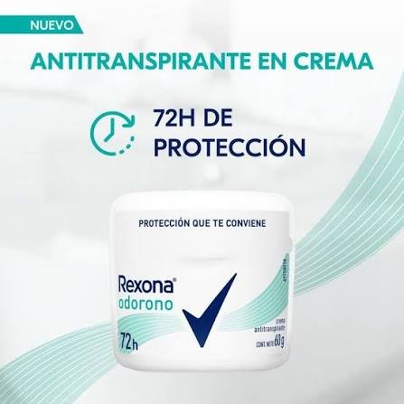 Desodorante Rexona odorono