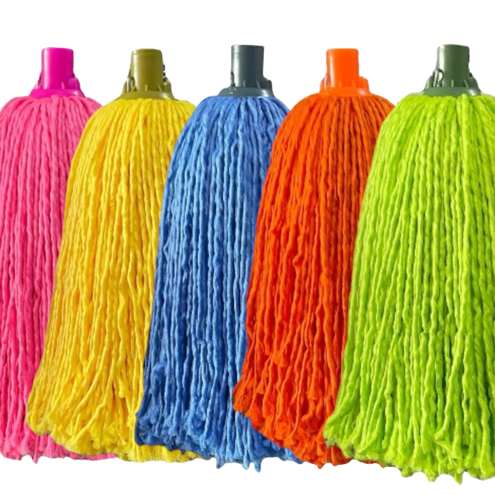 Trapero en Microfibra con palo de madera