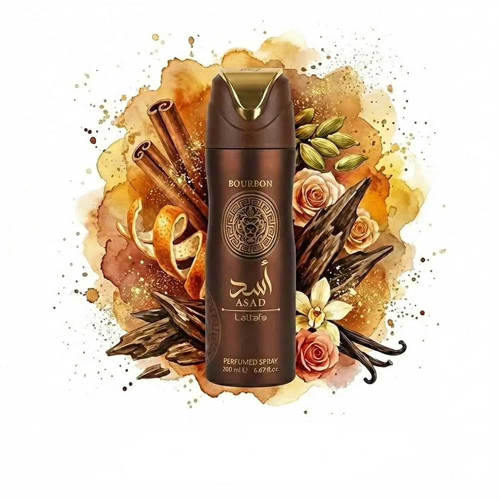 DESODORANTE LATTAFA  ASAD BOURBON  SPRAY 200 ML