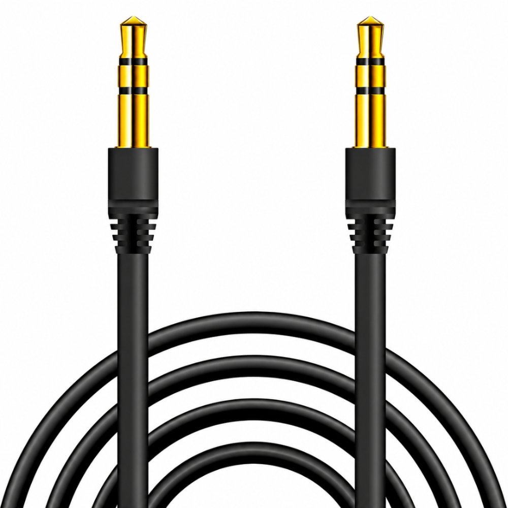 Cable De Audio Auxiliar 1 X 1 Estéreo Plug 5 Metros