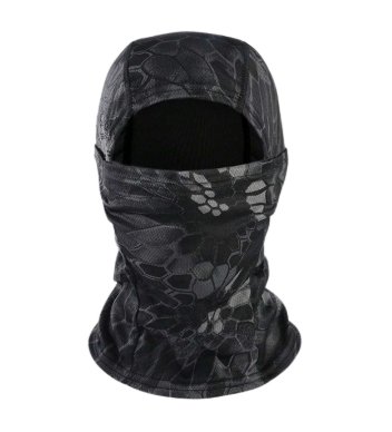 Pasamontañas camuflajeado adecuado para uso diario