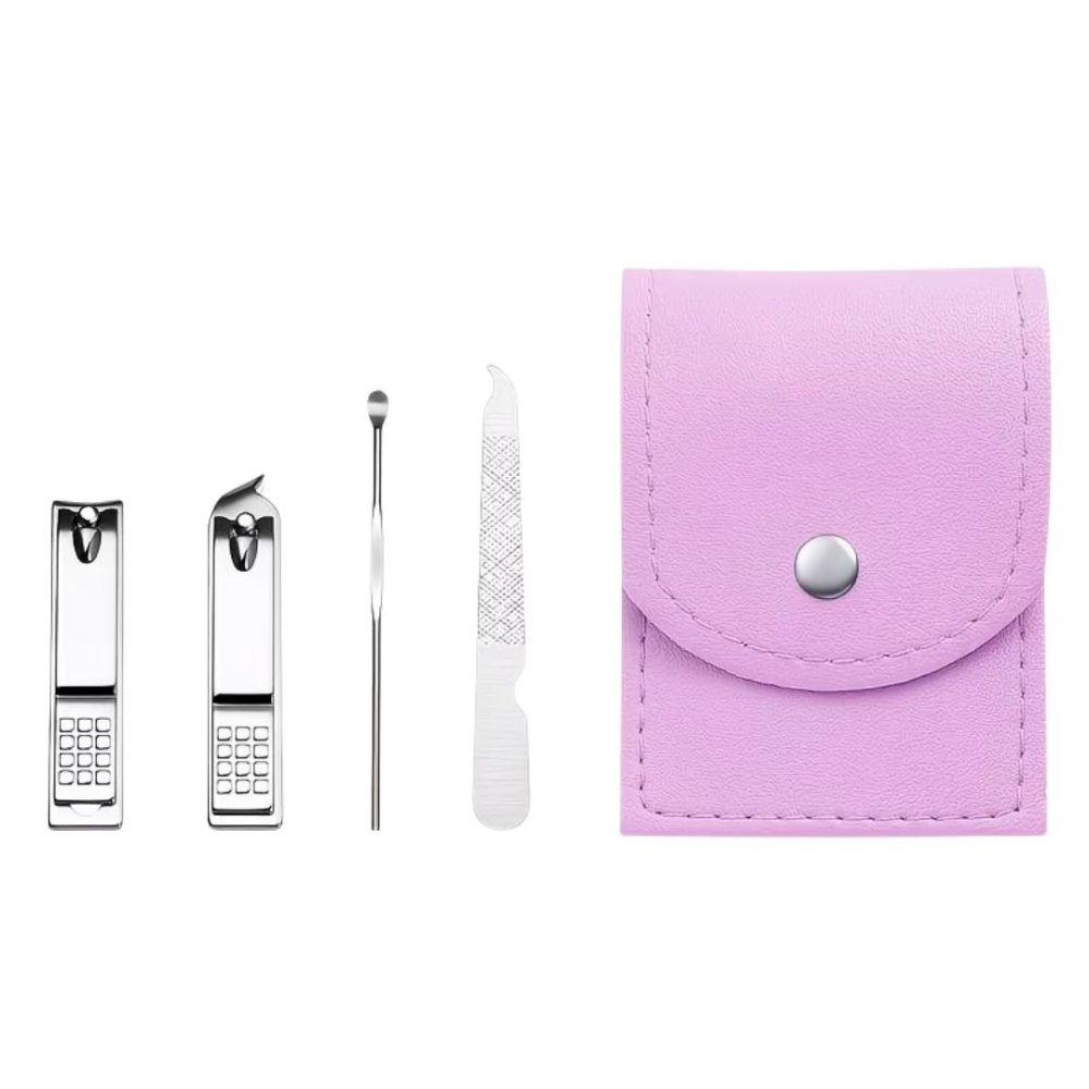 Set De Cuidado De Manicura Con Una Estuche De Viaje