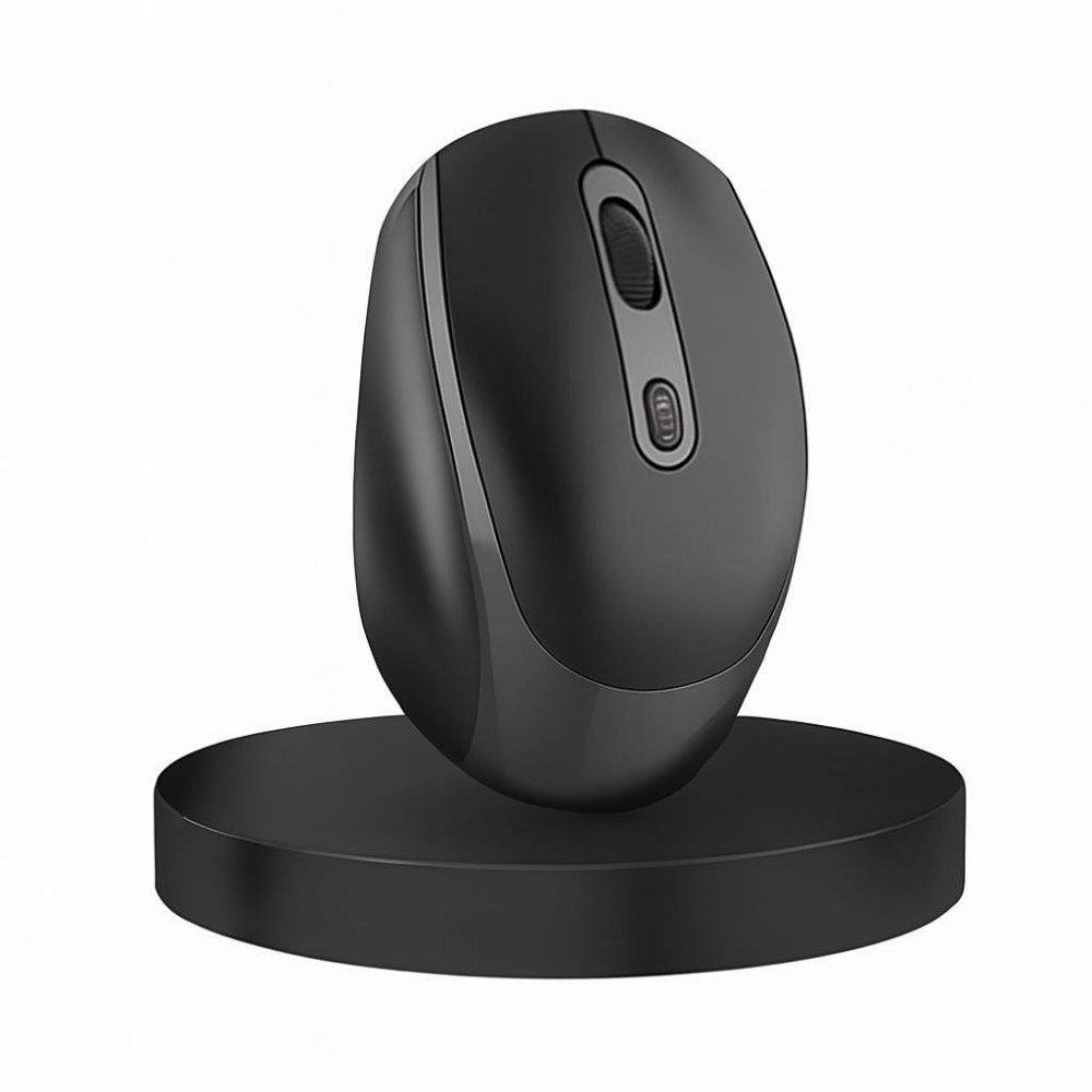 Mouse Inalámbrico Negro Silencioso