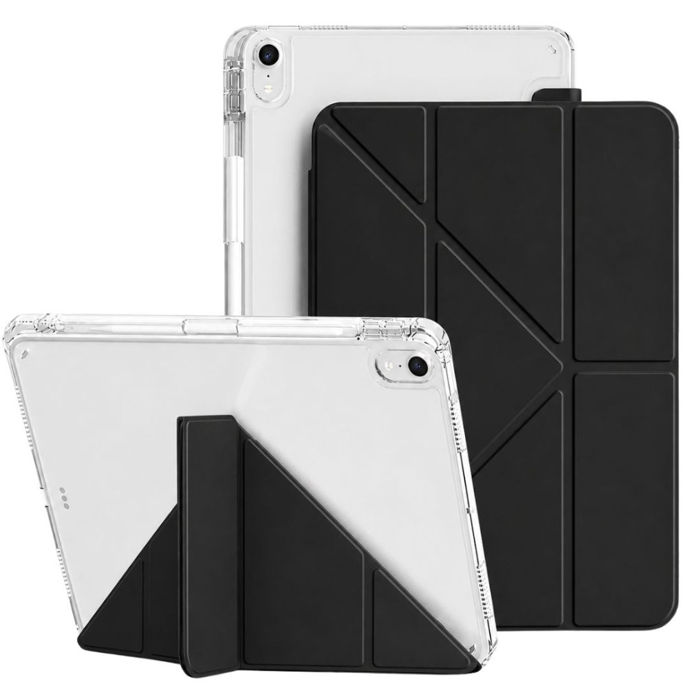 Estuche Ipad Negra (a16) 10/11 Gen 2022/2025 10.9 Múltiples Pliegues