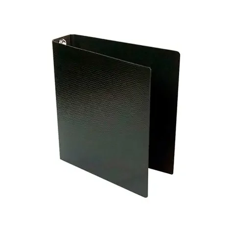 carpeta de fibra negra A4