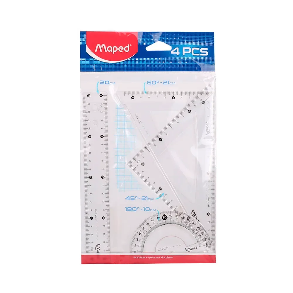 SET GEOMETRICO MAPED/ PIZZINI