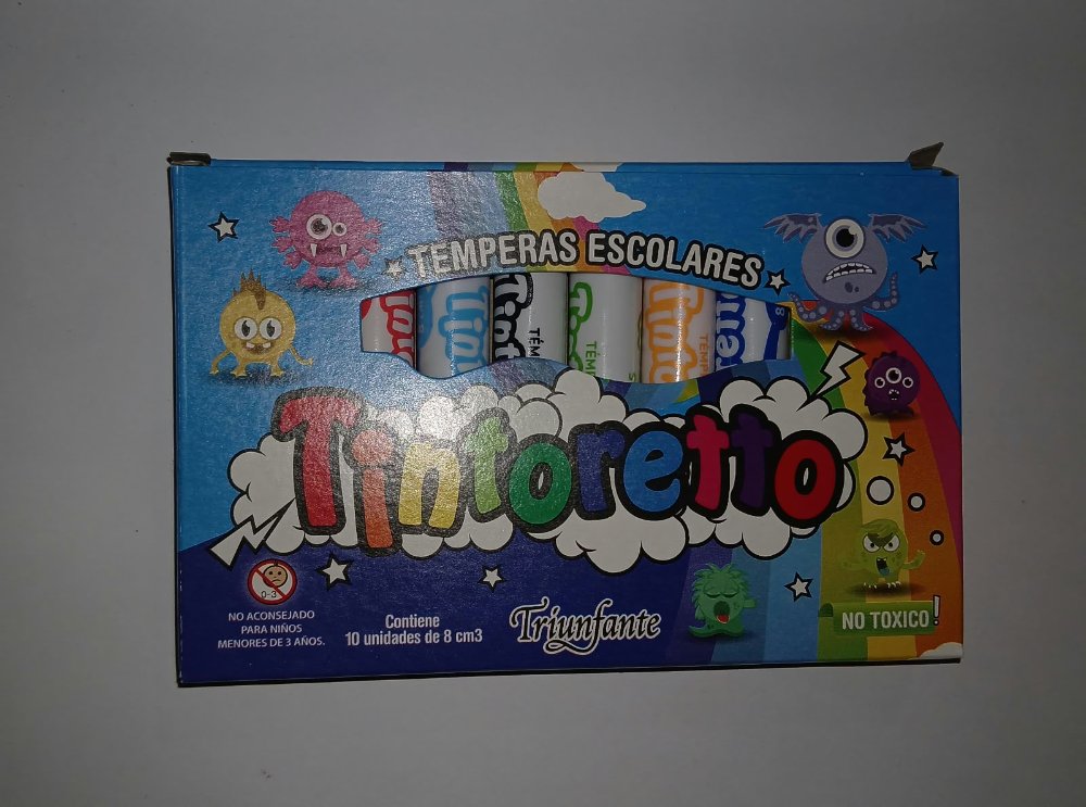 TEMPERA SURTIDAS X10