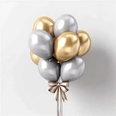 GLOBO X 50 ZERIÑHO (DORADO / PLATEADO)