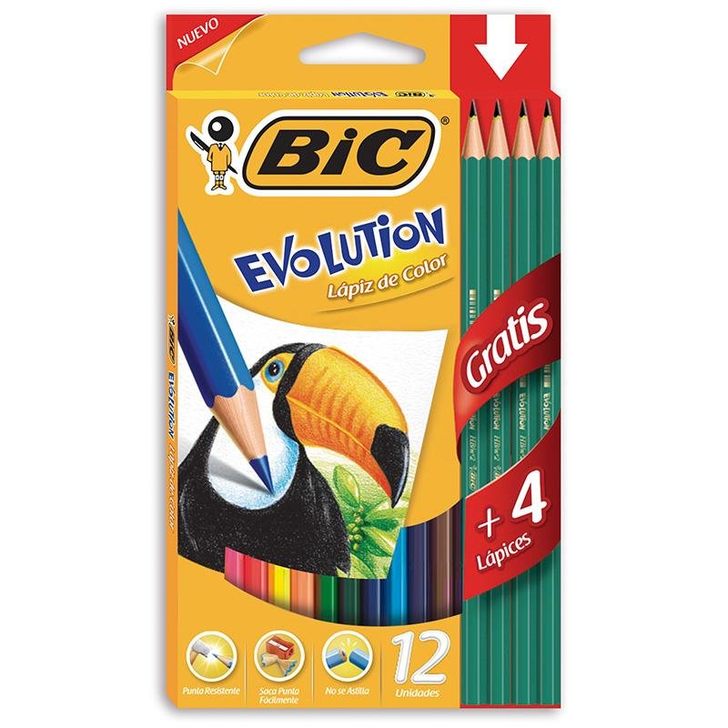 Lapiz color bic