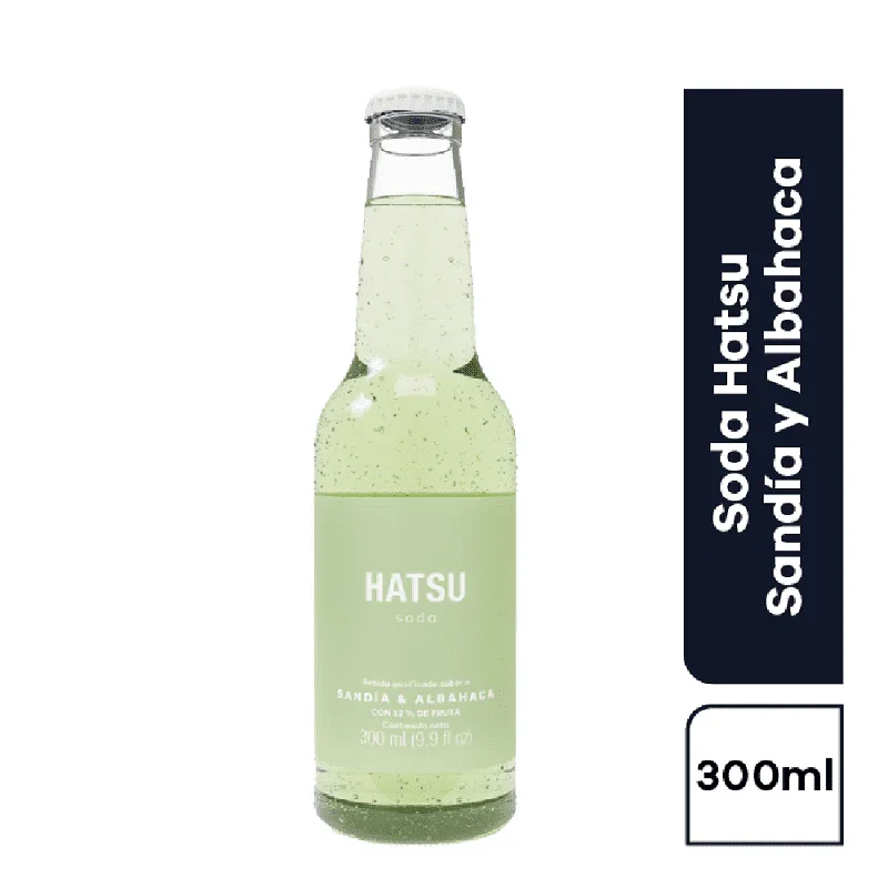 HATSU SANDIA & ALBAHACA 300ML