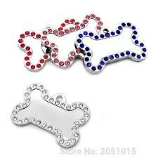Hueso Borde diamante Plateado