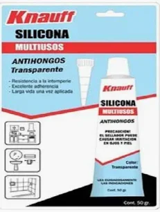 SILICONA MULTIUSO  P-BAÑO Y COCINA C- TRANSX50GR KANAUFF
