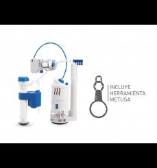 sistema p/inidoro two piece uni/boton-metusa