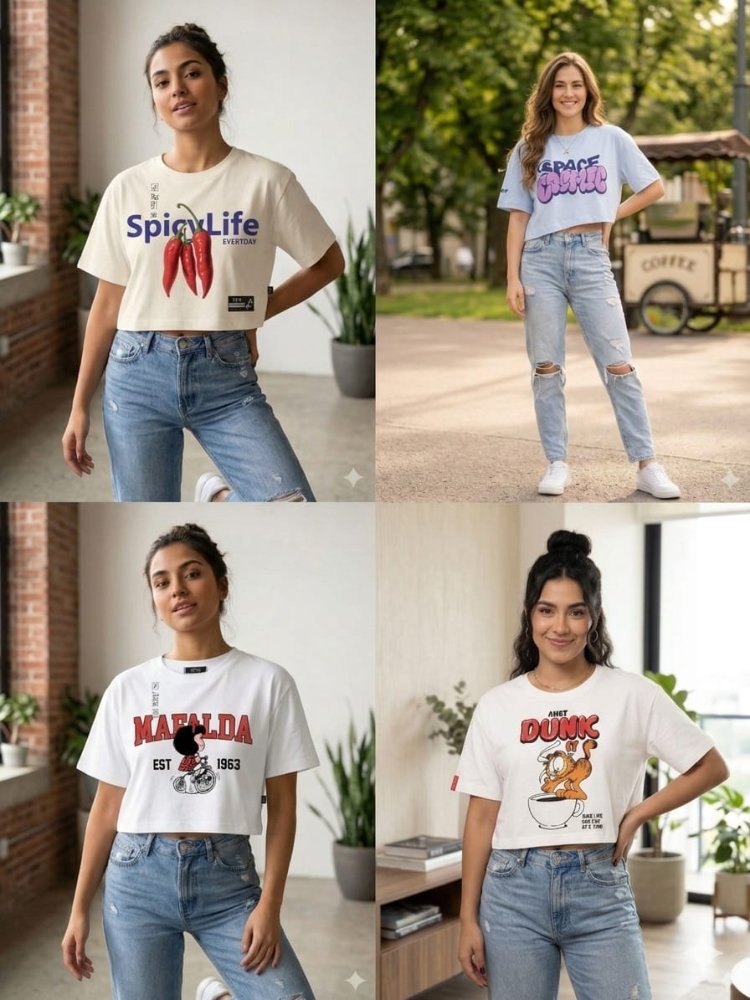 Crop tops URBANO XNFX de mujer