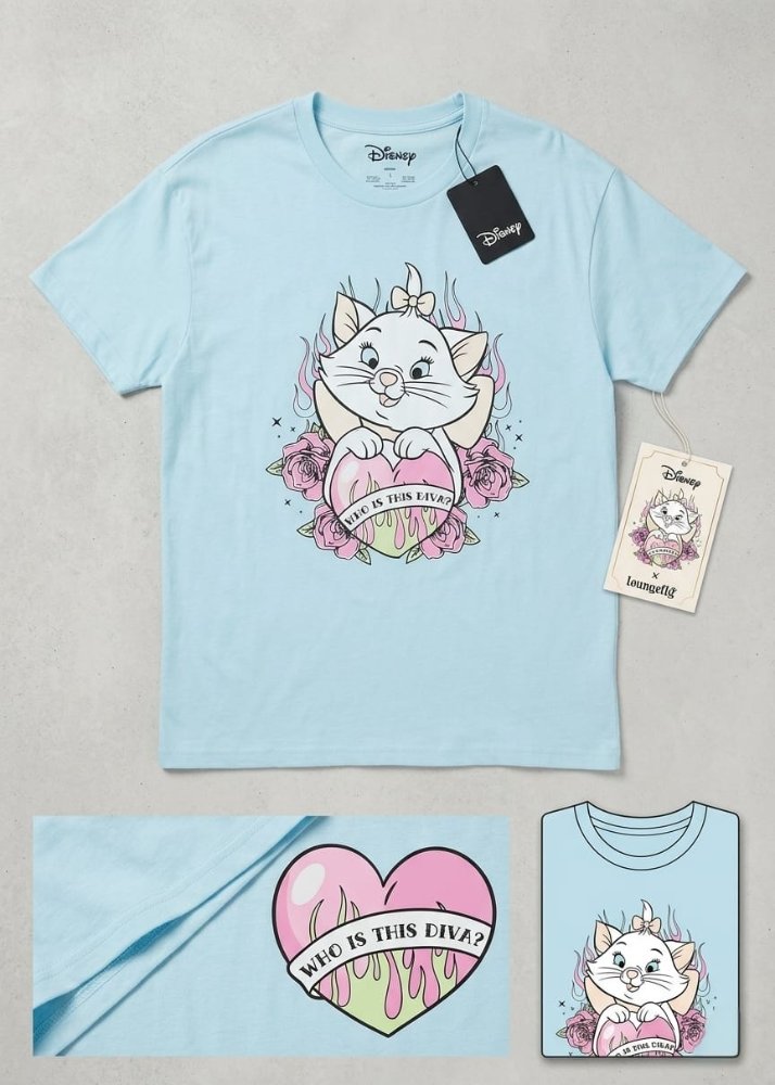 Camisa 🇺🇸 DISNEY azul WHO IS DIVA