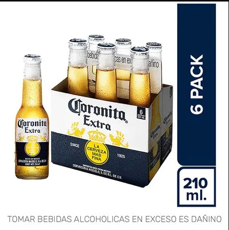 Cerveza Corona Extra 210ml