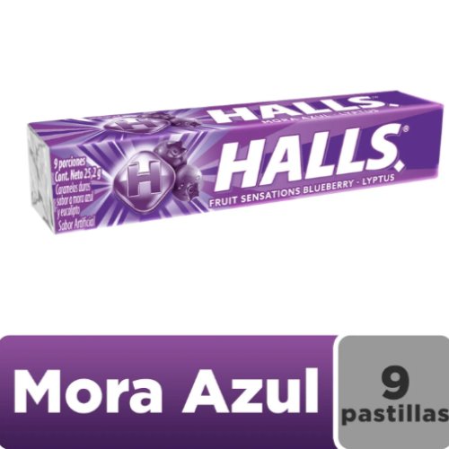 Halls Barra Blueberry Morado