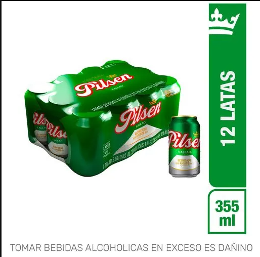 Cerveza Pilsen Twelve Pack 355ml