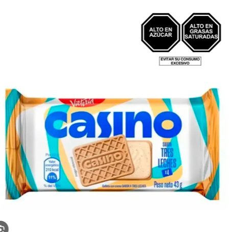 Galletas Casino Tres Leches 43g
