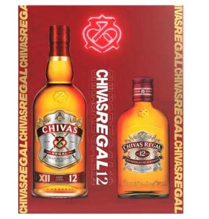 Whisky Chivas 12 Años 750ml +  Chivas 200ml