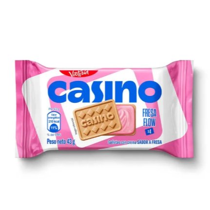 Galletas Casino Fresa Flow 43g
