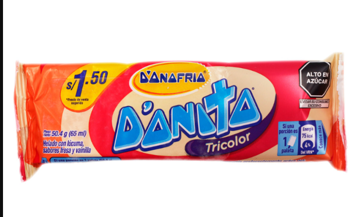 Helado Donito Tricolor 65ml