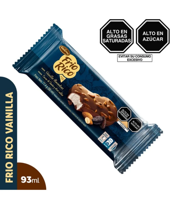 Helado Frío Rico Paleta Almendras 93ml