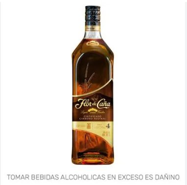 Flor de Caña 4 Años Litro