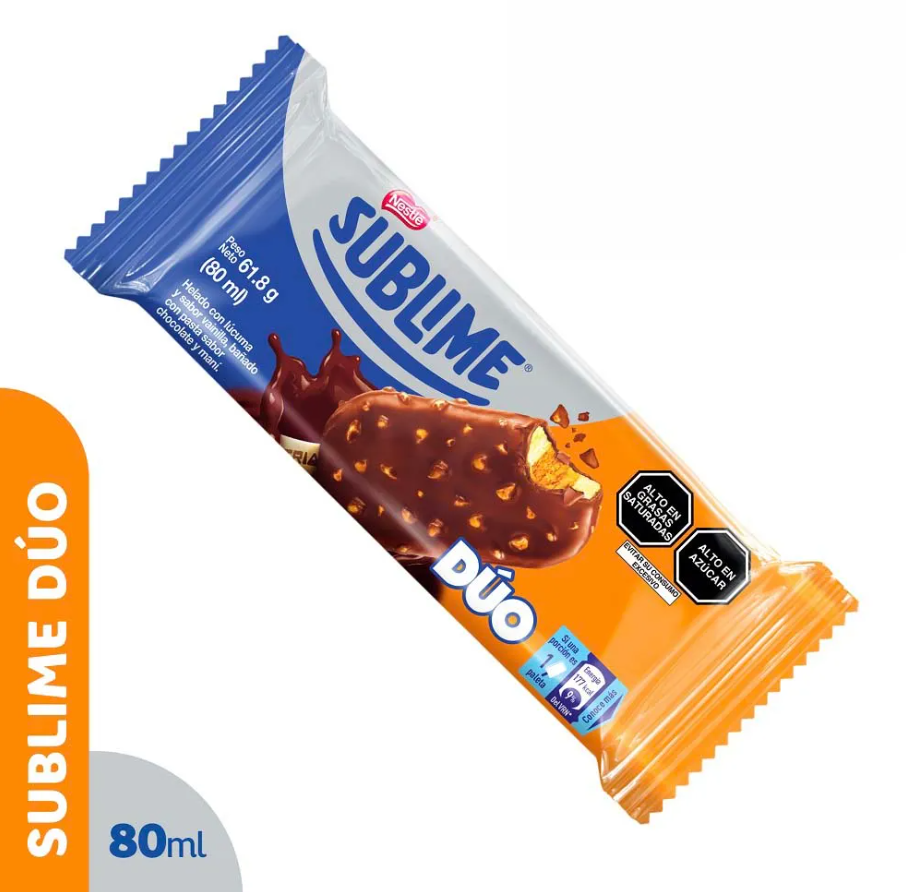 Helado Sublime Dúo 80ml