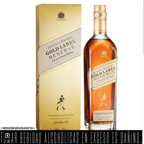 Whisky Johnnie Walker Gold Label 750ml