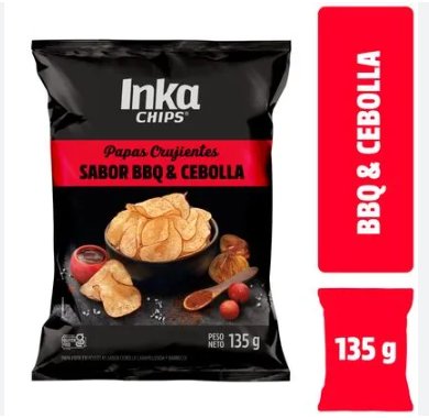 Inka Chips Bbq & Cebolla 135g