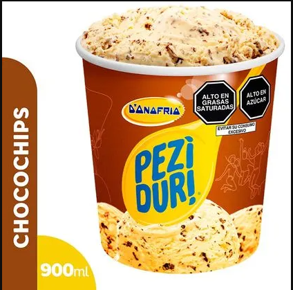 Helado PeziDuri ChocoChips 900ml