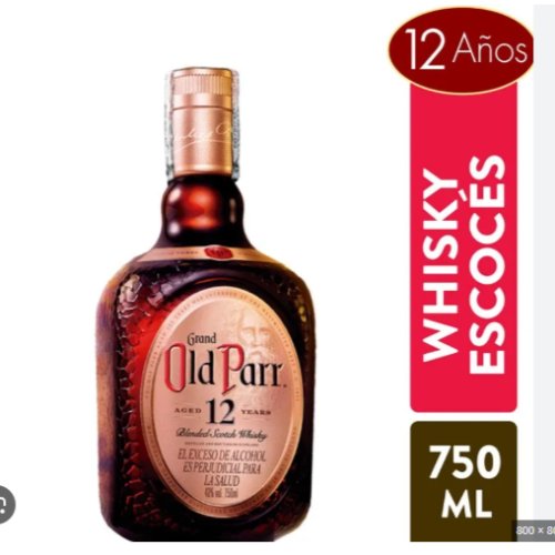 Whisky Old Parr 12 Años 750ml