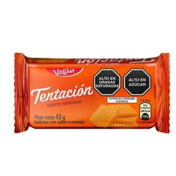 Galleta Tentación Naranja 43g